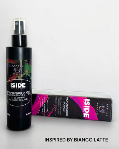 Bianco Latte profumo corpo e capelli Iside Raptus Raptus