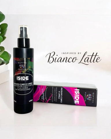 Bianco Latte profumo corpo e capelli Iside Raptus Raptus