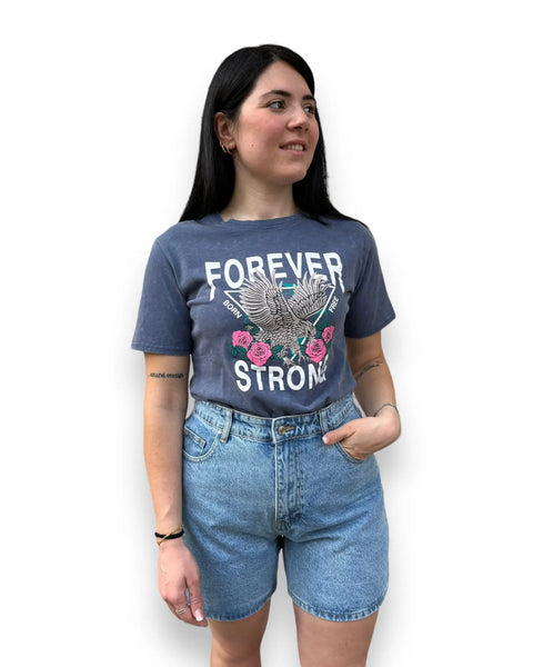 T-shirt stampa forever strong Mondello Store